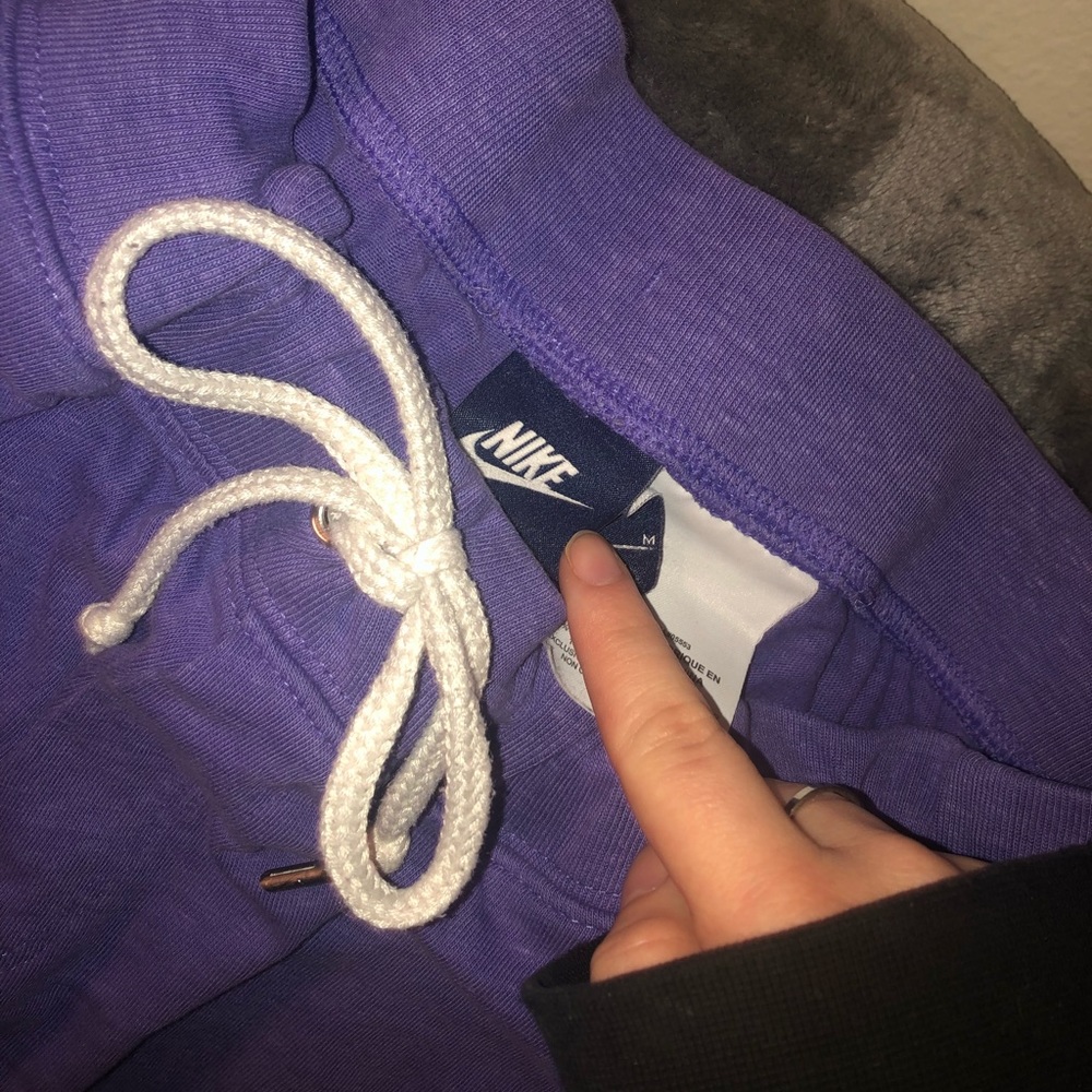 Purple NIKE Medium Loose Leggings